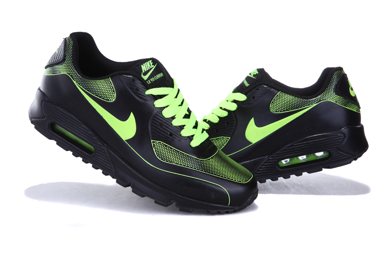 New Men\'S Nike Air Max Black/Greenyellow